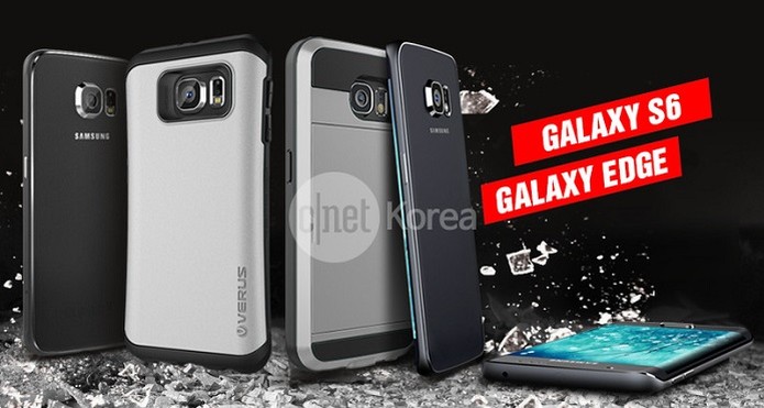 Possíveis imagens do Galaxy S6 e Galaxy S6 Edge aparecem na Internet (Foto: Reprodução/ Cnet Korea)