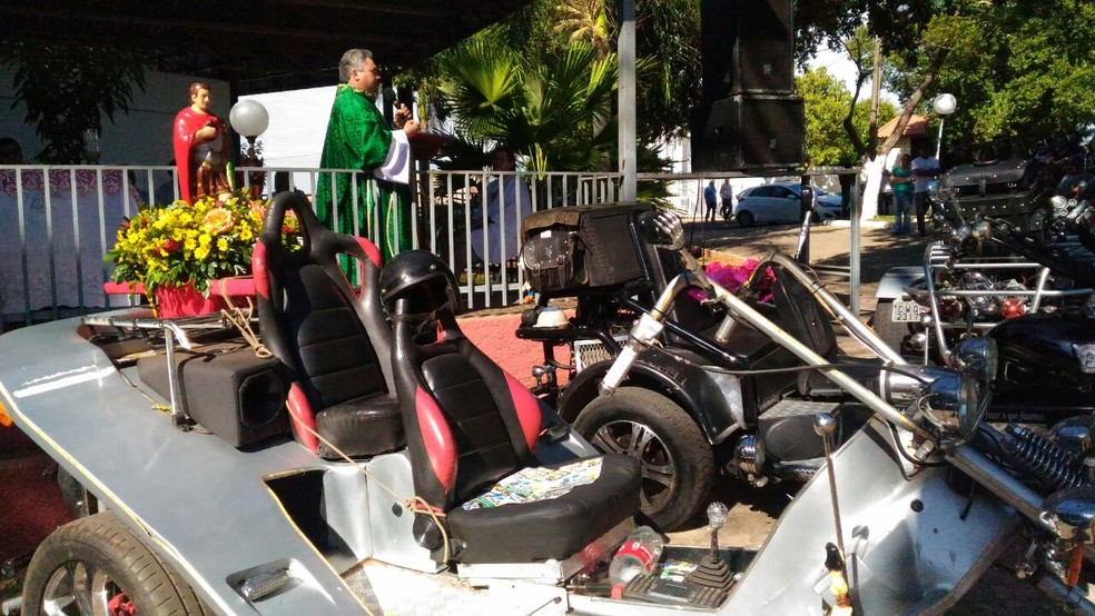 Moto Romaria foi realizada em Santo Expedito (Foto: Pascom/Santuário de Santo Expedito/Divulgação)