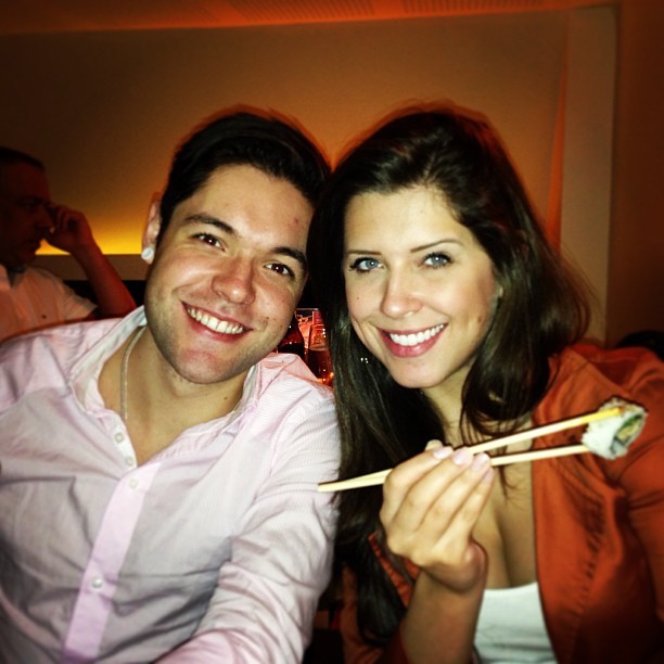 Ex-BBBs Nasser e Andressa jantam juntos (Foto: Instagram/ Reprodução)