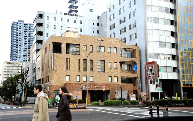 Igreja Católica em Nagoya (Foto: Marcos Ribolli / Globoesporte.com)