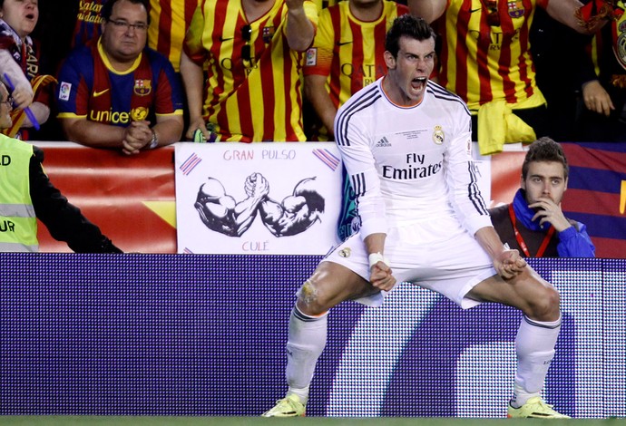 Bale Barcelona x Real Madrid - Copa do Rei (Foto: AP)