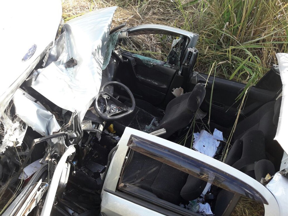 Acidente ocorreu nesta quarta-feira (12), na Rodovia da Integração (Foto: Betto Lopes/TV Fronteira)