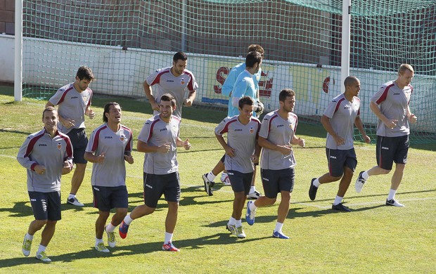 jogadores valencia treino (Foto: Agência Reuters)