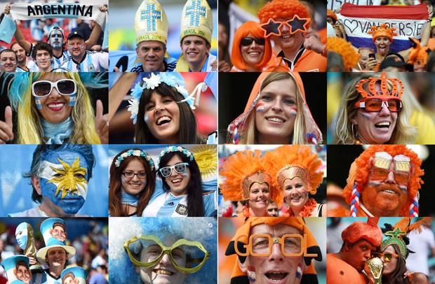Argentinos e holandeses vão decidir quem vai para a final (Foto: AFP)