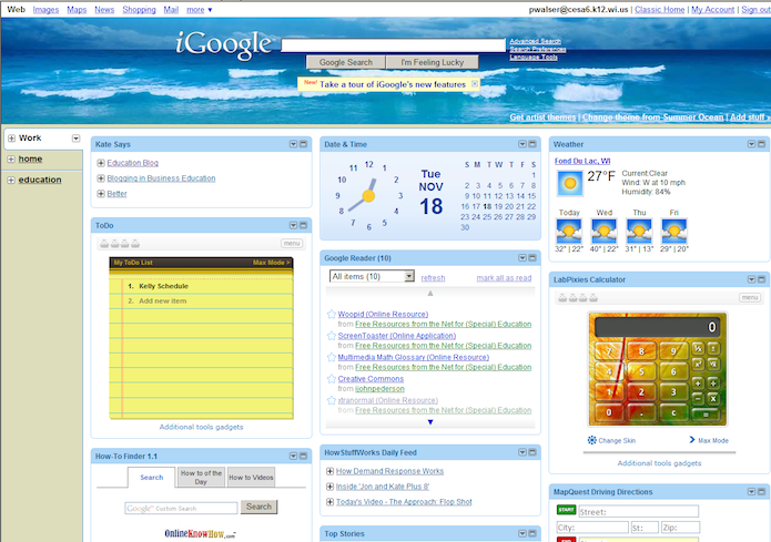 iGoogle teve fim em 2013 (Foto: Divulgação)