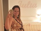 Mariana Belém comemora 38ª semana de gravidez: 'Ansiedade' 
