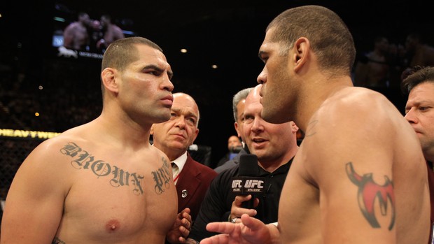 Cain Velásquez e Antônio Pezão vão se enfrentar novamente no UFC 160 (Foto: Zuffa LLC/Getty Images )