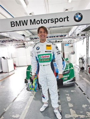 Piloto oficial da BMW, Augusto Farfus é o primeiro brasileiro no DTM (Foto: Divulgação BMW)