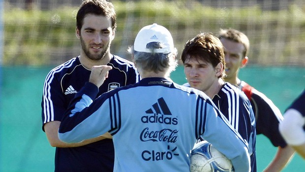 Messi, Higuain, Argentina (Foto: EFE)