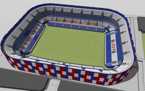 Projeto do novo estádio do Nacional Uruguai (Foto: reprodução)