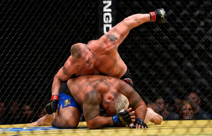 Brock Lesnar, Mark Hunt, UFC 200, MMA (Foto: Getty Images)