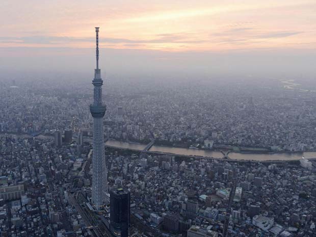 Japão inaugura a torre mais alta do mundo (Foto: Reuters)