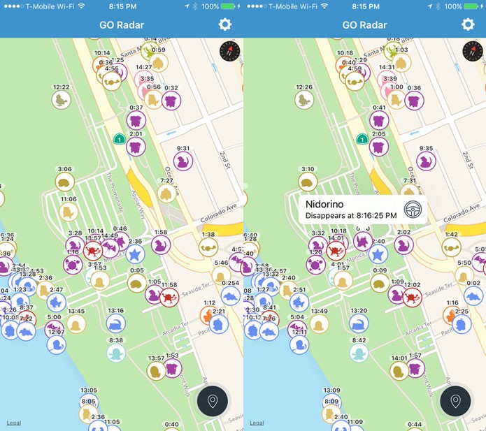 pokemon-go-goradar Pokémon Go: conheça mapas que mostram onde estão as criaturas raras