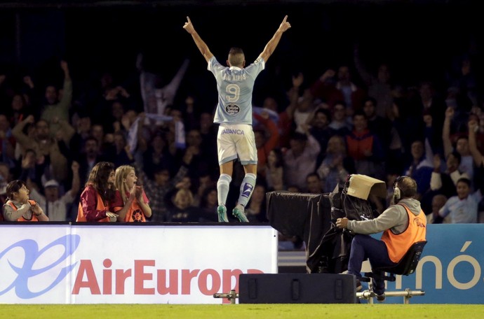 Iago Aspas Barcelona x Celta (Foto: Reuters)