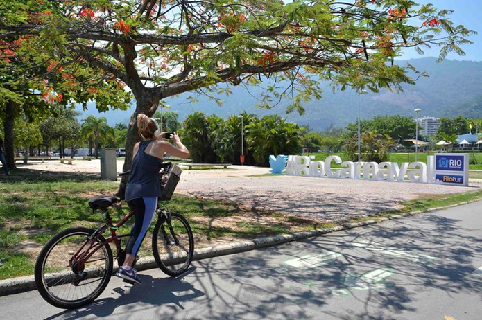 Hashtag #RioCarnaval no Parque dos Patins, no Rio de Janeiro, para o Carnaval (Foto: Divulgação/RioTur) Hashtag #RioCarnaval no Parque dos Patins, no Rio de Janeiro, para o Carnaval (Foto: Divulgação/RioTur)