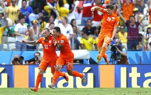 Sneijder Holanda e México (Foto: Agência Reuters)