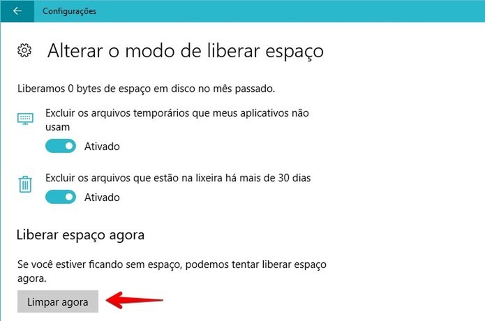 Limpe o cache do Windows (Foto: Reprodução/Helito Bijora) Limpe o cache do Windows (Foto: Reprodução/Helito Bijora)