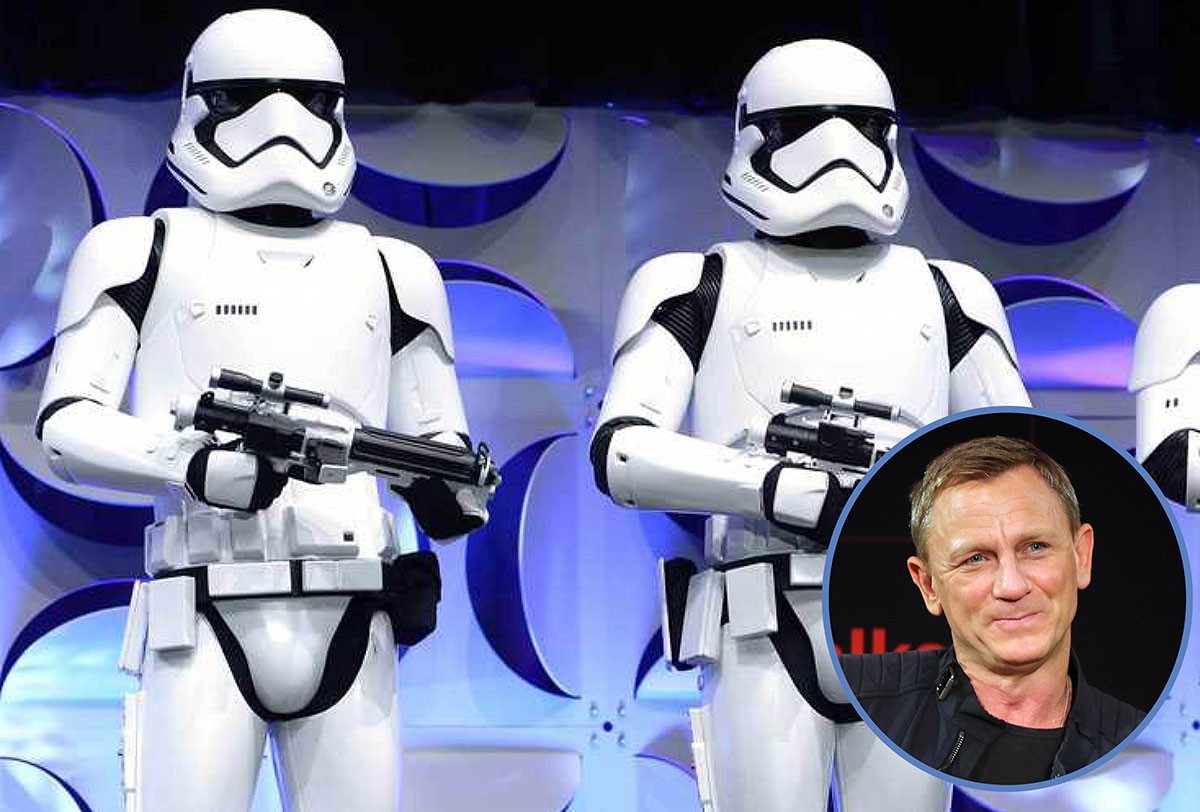 Daniel Craig fez participação em 'Star Wars: O Despertar da Força