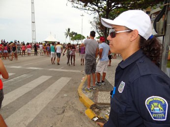 Guarda municipal do Recife (Foto: Luna Markman / G1 PE)