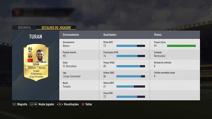 Craque do Barcelona custa pouco no Fifa 17 (Foto: Reprodução/Murilo Molina)