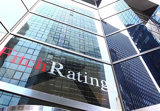 Fachada da agência de classificação de risco Fitch em Nova York ; ratings (Foto: Getty Images)