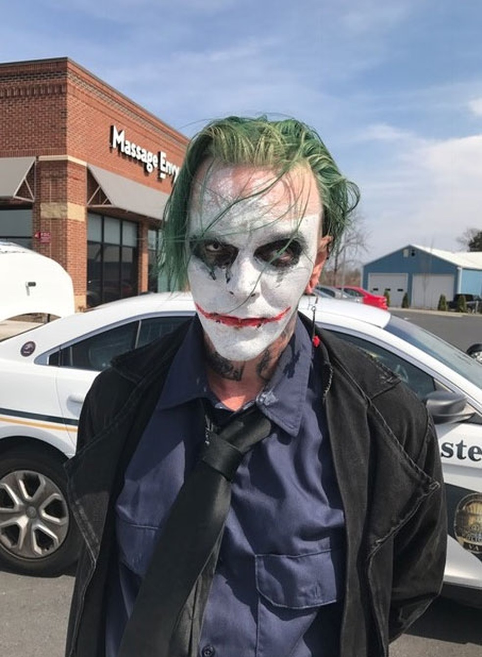 Resultado de imagem para Homem é preso por se fantasiar de Coringa nos EUA