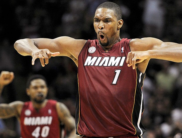 chris bosh NBA basquete Miami San Antonio (Foto: AP)