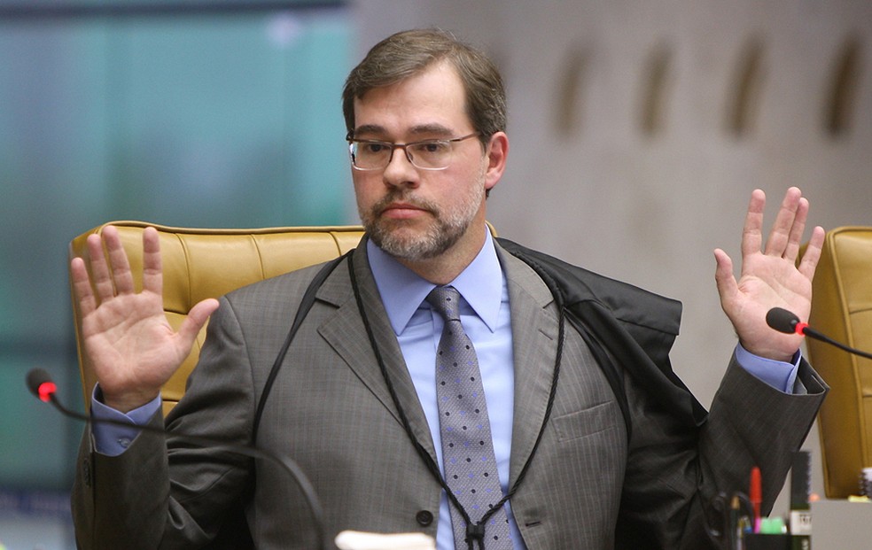 O ministro Dias Toffoli abriu a corrente que determinou a soltura de José Dirceu na última quarta-feira (3) (Foto: Nelson Jr./SCO/STF)