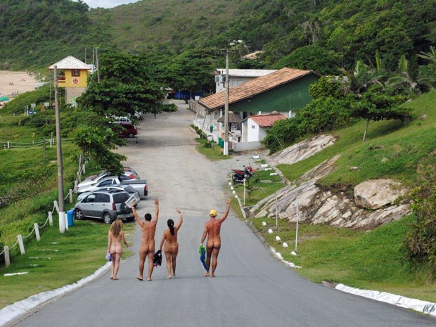 Excursão Naturistas pelo Btasil, viagem de motor home feita por um grupo de nudistas (Foto: Divulgação/Portal Brasil Naturista)