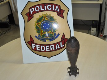Munição teria sido usada pelo Partido Africano para a Independência da Guiné e Cabo Verde (PAIGC) (Foto: Divulgação/Polícia Federal)