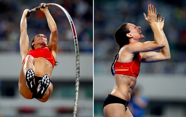 Yelena Isinbayeva salto com vara atletismo China (Foto: Reuters)