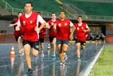 Comissão de arbitragem da FPF realiza testes físicos para 2014 Comissão de arbitragem da FPF realiza testes físicos para 2014