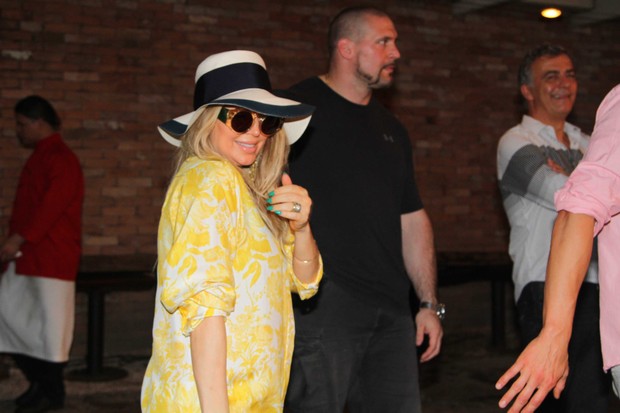 Fergie e o marido Josh Duhamel em SP (Foto: Thiago Duran/AgNews)