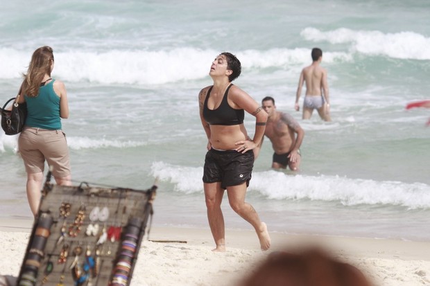 Thammy Miranda na praia (Foto: Dilson Silva / Agnews) Thammy Miranda na praia (Foto: Dilson Silva / Agnews)