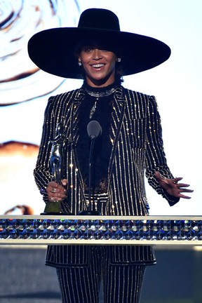 Beyoncé em prêmio de moda em Nova York, nos Estados Unidos (Foto: Theo Wargo/ Getty Images/ AFP)