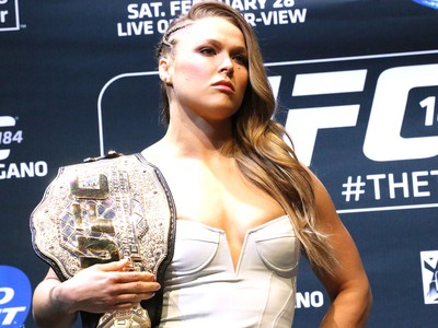 Ronda Rousey, Media Day UFC 184 (Foto: Evelyn Rodrigues)