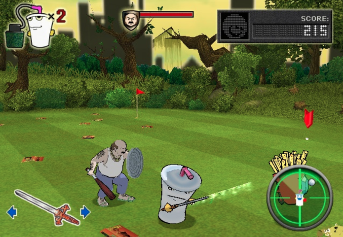 Aqua Teen Hunger Force Zombie Ninja Pro-Am (Foto: Divulgação/Midway)