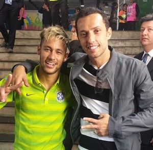 Neymar será o convidado de Nenê em jogo beneficente (Foto: Divulgação / Arquivo Pessoal)