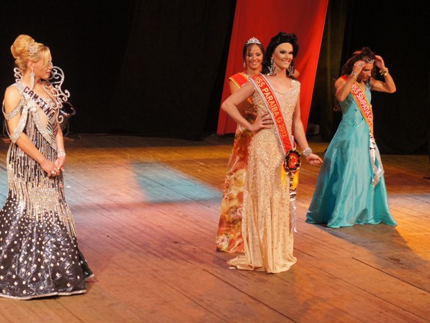 Rayssa Rodrigues foi eleita a Miss Paraíba Gay 2012 (Foto: Krystine Carneiro/G1)