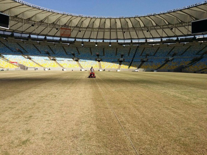 Maracanã ganha gramado especial para receber partidas no inverno