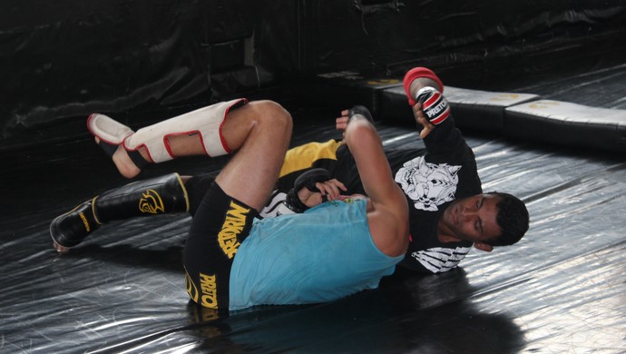 Ismael Marmota - lutador - Goiânia (Foto: Fernando Vasconcelos / Globoesporte.com)