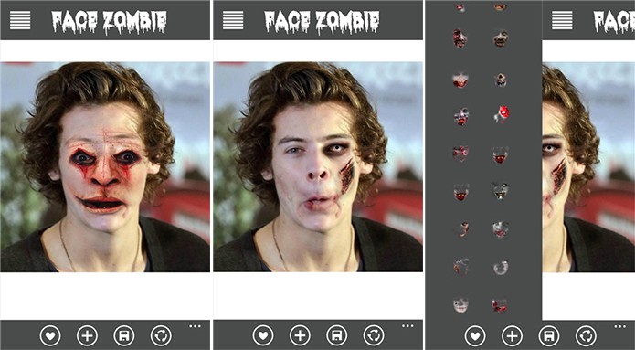 Face Zombie faz divertidas montagens para Windows Phone (Foto: Divulgação/Windows Phone Store)