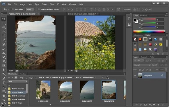 screenshot de Adobe Photoshop