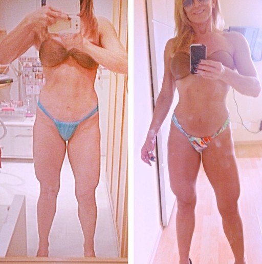 Marinara Costa mostra antes e depois (Foto: Reprodução/Instagram)