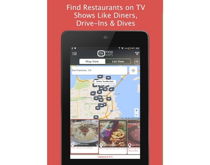 TVFoodMaps traça mapas com os restaurantes dos realities de culinária (Foto: Divulgação)