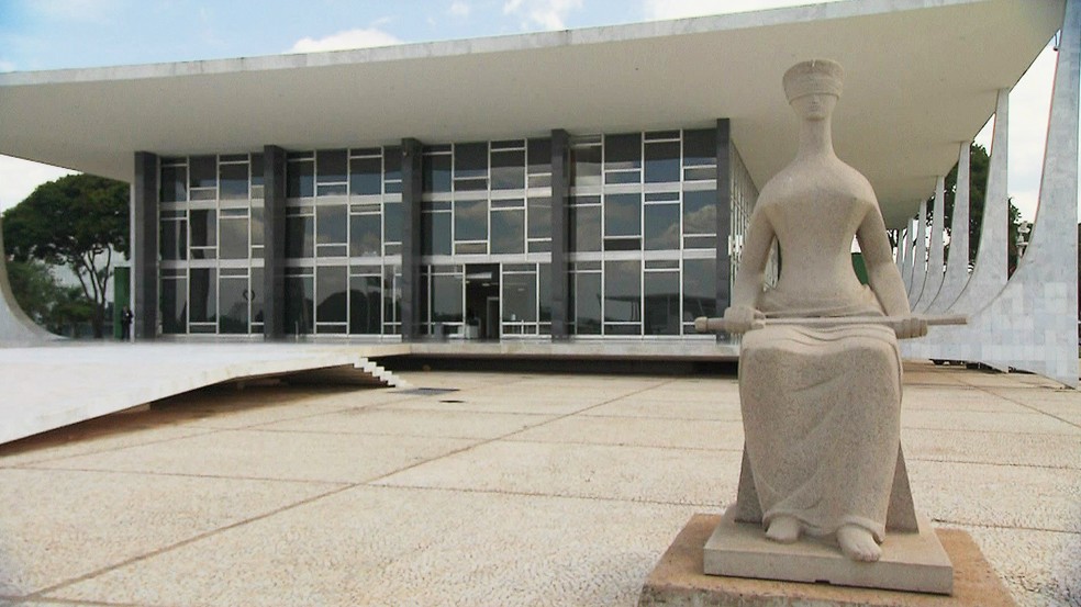 Sede do Supremo Tribunal Federal, em Brasília (Foto: TV Globo/Reprodução)
