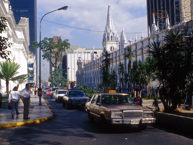 Caracas, na Venezuela (Foto: Bob Dewel/Only World/Only France/AFP)