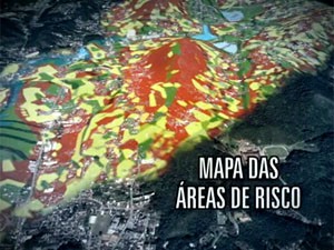 Mapa risco (Foto: Rede Globo)