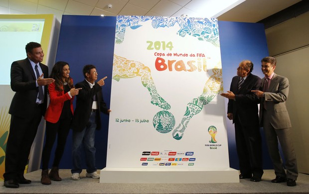 apresentação pôster da copa do mundo 2014 (Foto: Agência Reuters)