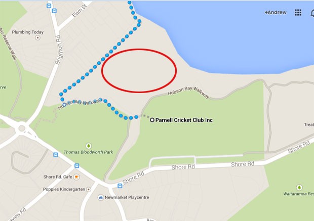 Local onde o hacker criou o desenho (Foto: Reprodução/Google Maps)